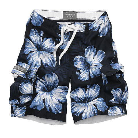 Abercrombie Fitch Hombres Nado Playa Cortos AF7651